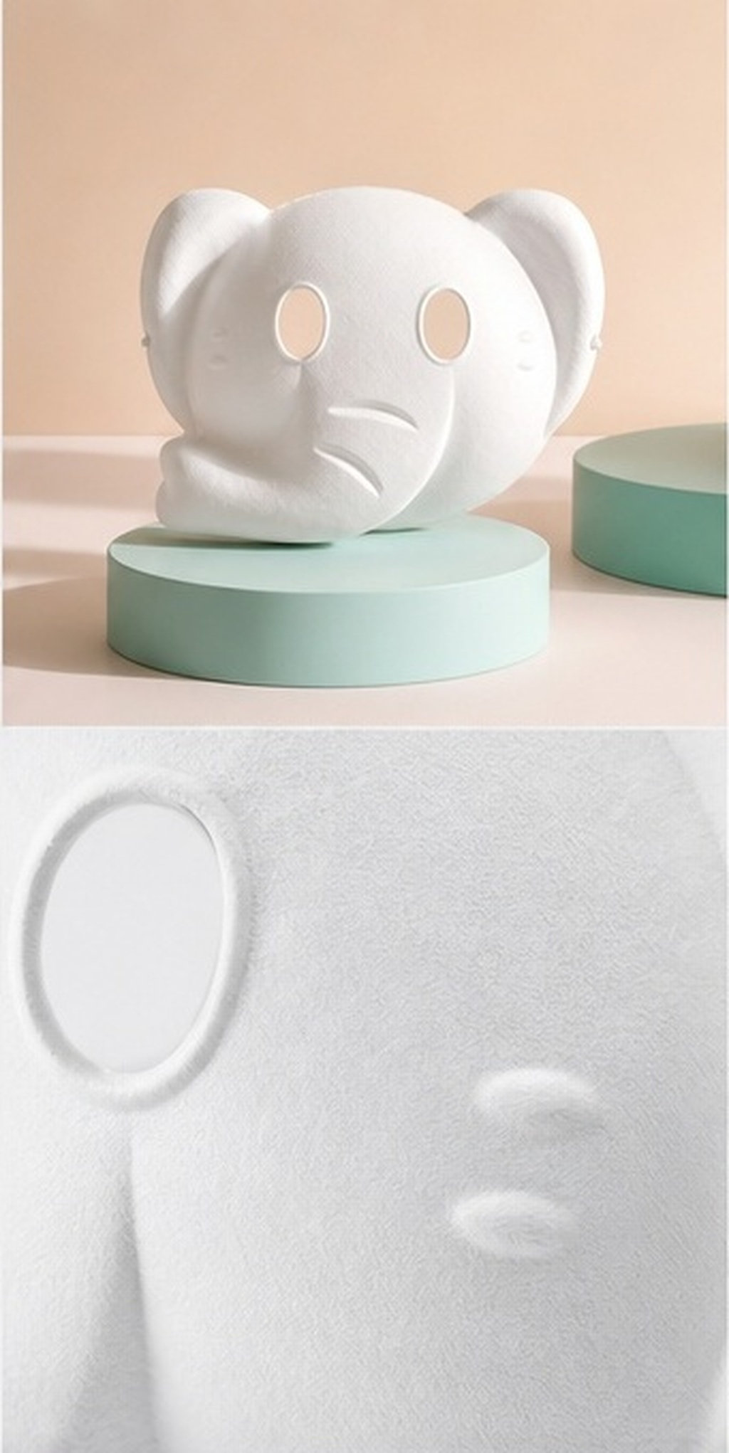 Kids Face Mask - หน้ากากสีขาวเปล่าแบบเต็มหน้า สำหรับเด็กและผู้ใหญ่ – เหมาะสำหรับงานประดิษฐ์ระบายสี, ชุดแฟนซีเทศกาลอีสเตอร์ และงานปาร์ตี้สวมหน้ากาก